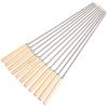 SMVP 304 Stainless Steel BBQ Skewers with Wooden Handle