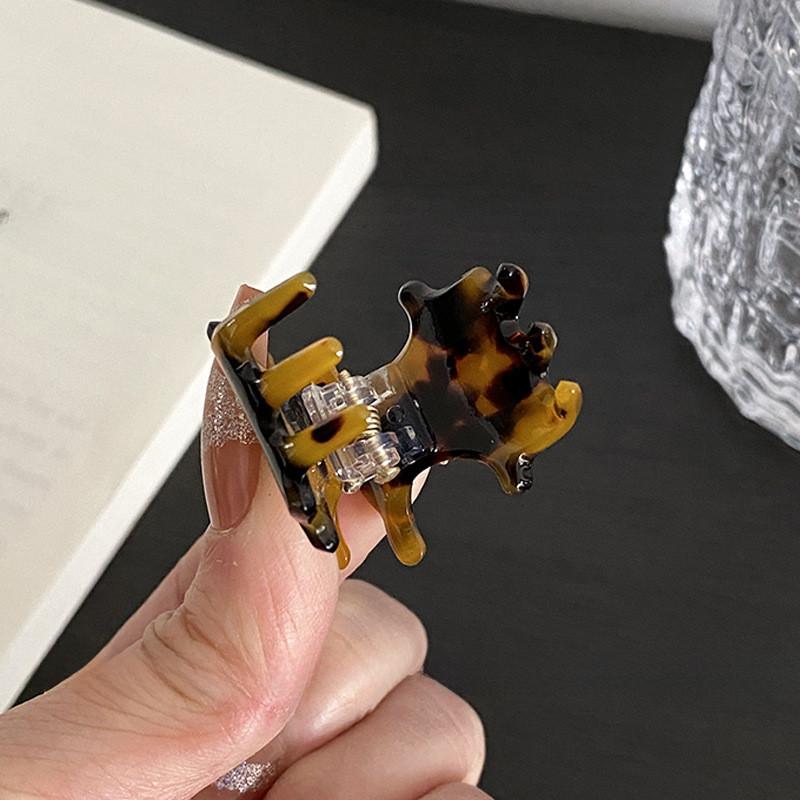 Chic And Stylish Acetate Mini Hair Claw Clips In Beautiful Floral And Tortoise Shell Designs