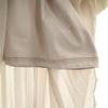 SNIDEL Long sleeve Sporty Pleated combination Long dress F white Women Used