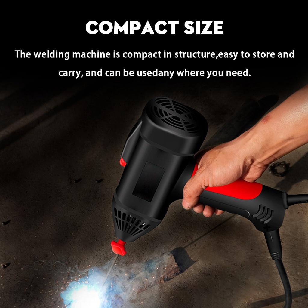 4000W 220V Handheld Electric Arc Welding Machine Automatic Digital Welder Tool Current Thrust for 2~14mm Welding Thickness