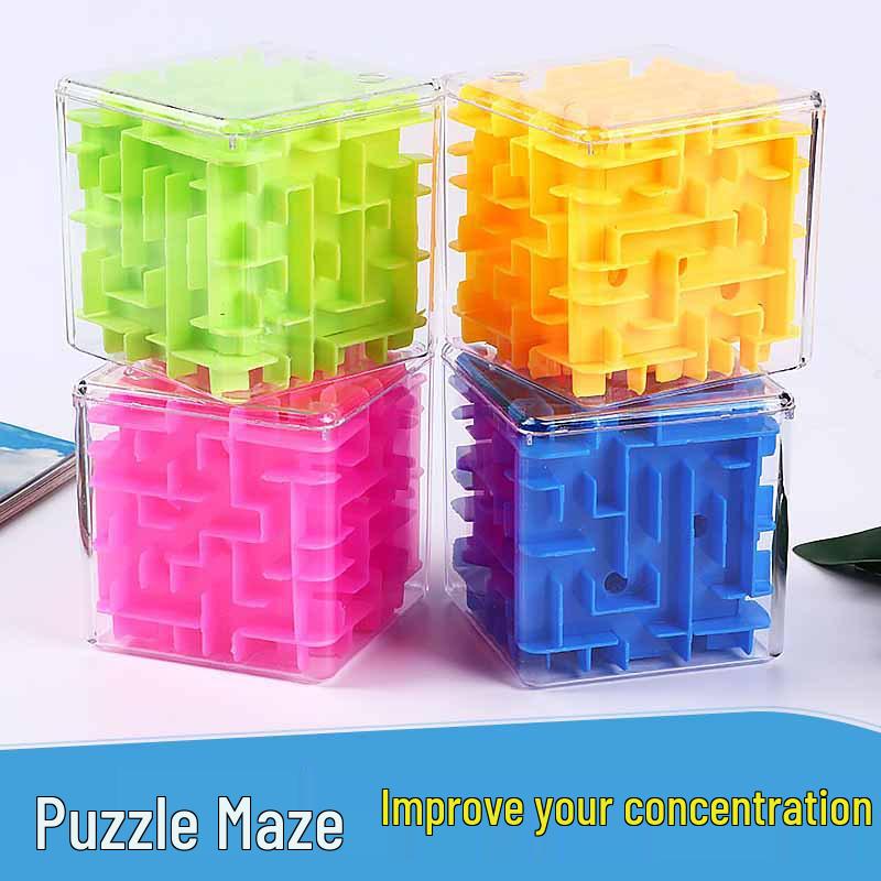 Children's 3D Maze Marble Toy - Educational Concentration Training Puzzle