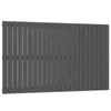 VidaXL Tête de lit murale Gris 147x3x90 cm Bois massif de pin 824895