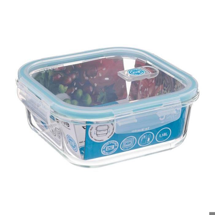 5five - boîte de conservation verre "clipeat" 1,18l