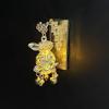 Ancient Style Luminous Lantern Refrigerator Magnet with Pavilion Tassel and Pearl Ornament