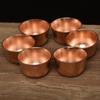 Red Copper Engraved Mini Spirits Vodka Cup Liquor 60ml Handcrafted Retro Personalized Water Tea Tumbler Glases Home Drinkware
