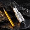 Metal Bike Suspension Inflation Adapter for Air Fork and Rear Shock Pressure Work, Stored with Cycle Repair Gear