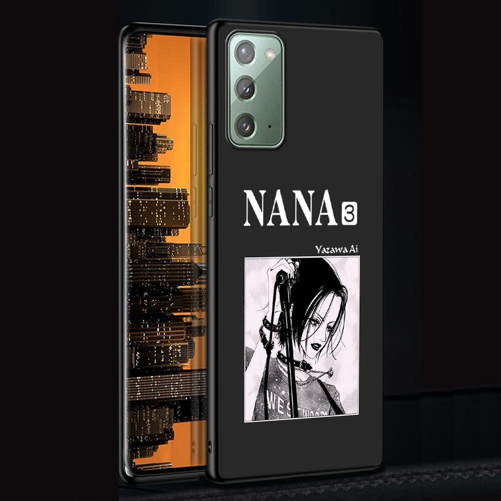 

Чехол для телефона с изображением аниме Нана Осаки для Samsung Galaxy Note 20 Ultra 10 Lite 9 8 S22 Plus M31 M30s M11 M12 M21, черный мягкий чехол из ТПУ Samsung S22