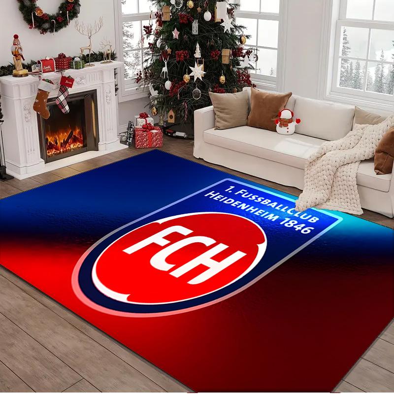 1 Stück Teppich Heidenheim Wappen Teppich, Stuhlmatte, Läufer für Büro Schlafzimmer Wohnzimmer Schlafzimmer, Fußmatten-Dekor Weihnachts-Fächer-Geschenke