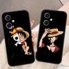 One Piece Luffy Logo Hat Phone Case For Redmi Note 15 14 13 12 12S 11 11T 11S 10 9T 9 Pro TPU Case Funda DIY Shell Capa Cover