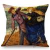 Uk British Artist Dante Gabriel Rossetti World Famous Oil Painting European Beauty Princess Sofa Pillow Case Linen Cushion Cover