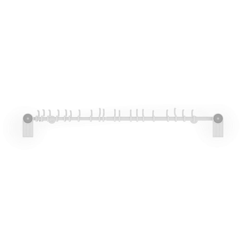 Umbra ANYWHERE Kitchen Pole Tension Kitchen W66 X D8 X H51cm Rack, White, Rack, 21014474660,
