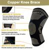 Copper Sports Knee Pads Men Women Joint Patella Protector Football Basketball Crossfit Running Knee Support Gym Fitness Brace