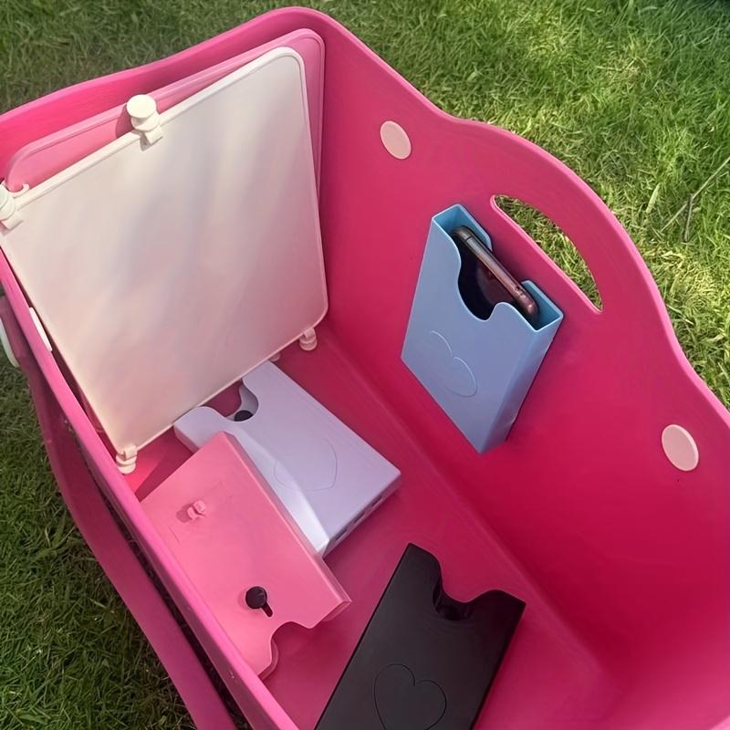 [Beach Bag Accessory] 1pc Detachable Beach Bag Phone Holder, Plastic Beach Bag Accessory, Multi-functional Travel Storage Box Bag Accessory