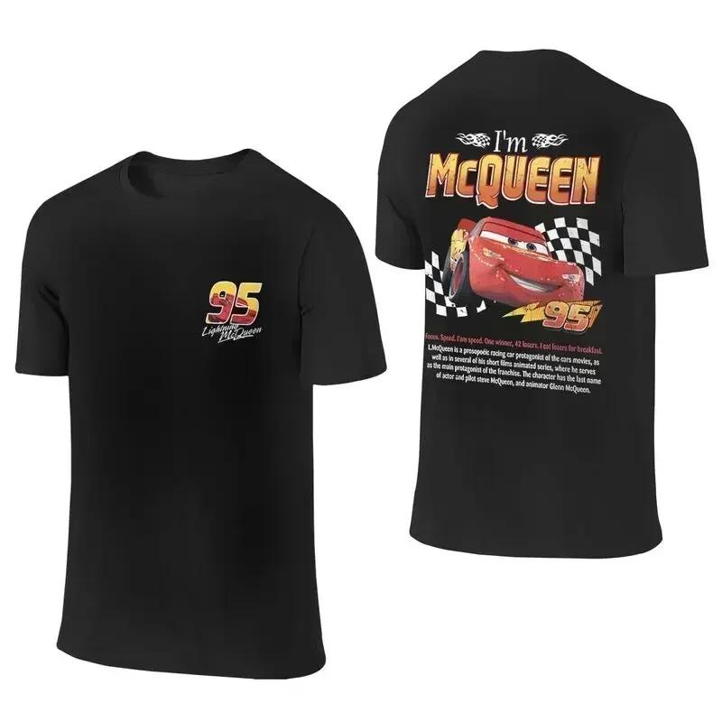Family Summer Men's Women's Sally I'm Lightning Cars McQueen Graphic T-Shirt Accessories Fun Cotton Couple Top Kids T-Shirt