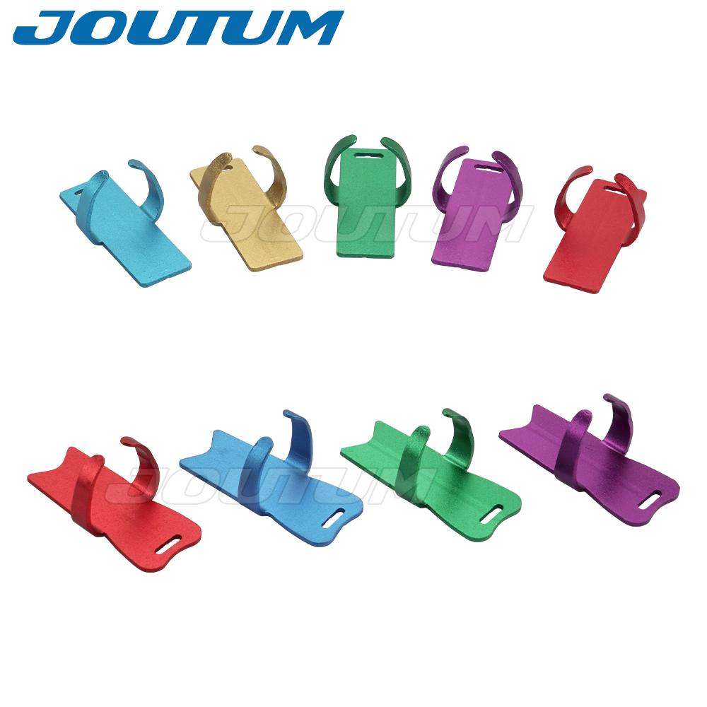 1pc Dental Rulers Aluminium Dentist Endo Finger Ruler Measure Scale Endodontic Dental Instruments Measuring Aluminium Endo Ruler