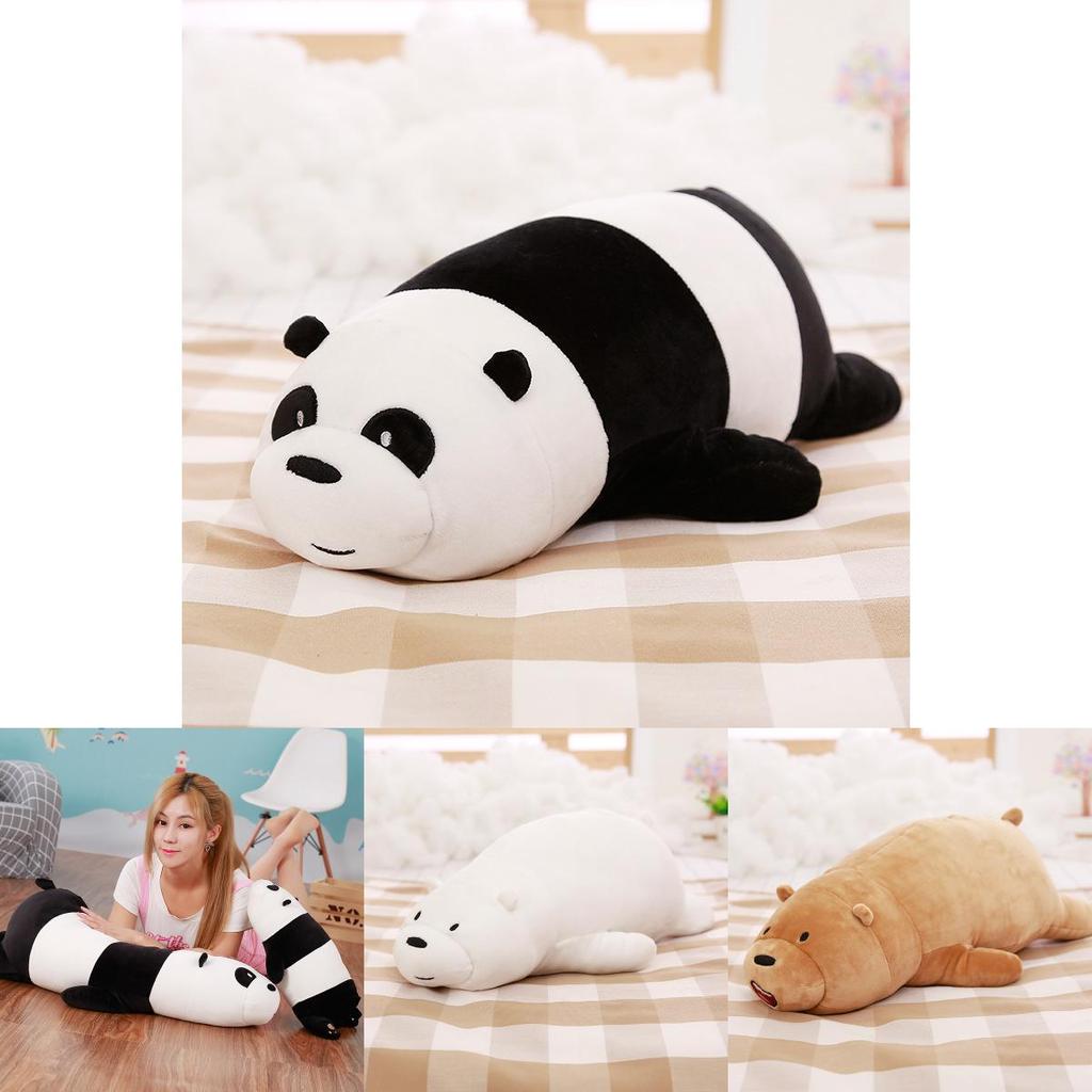 Delizioso Peluche We Bare Bears da 80 cm con Adorabili Personaggi Grizzly e Panda