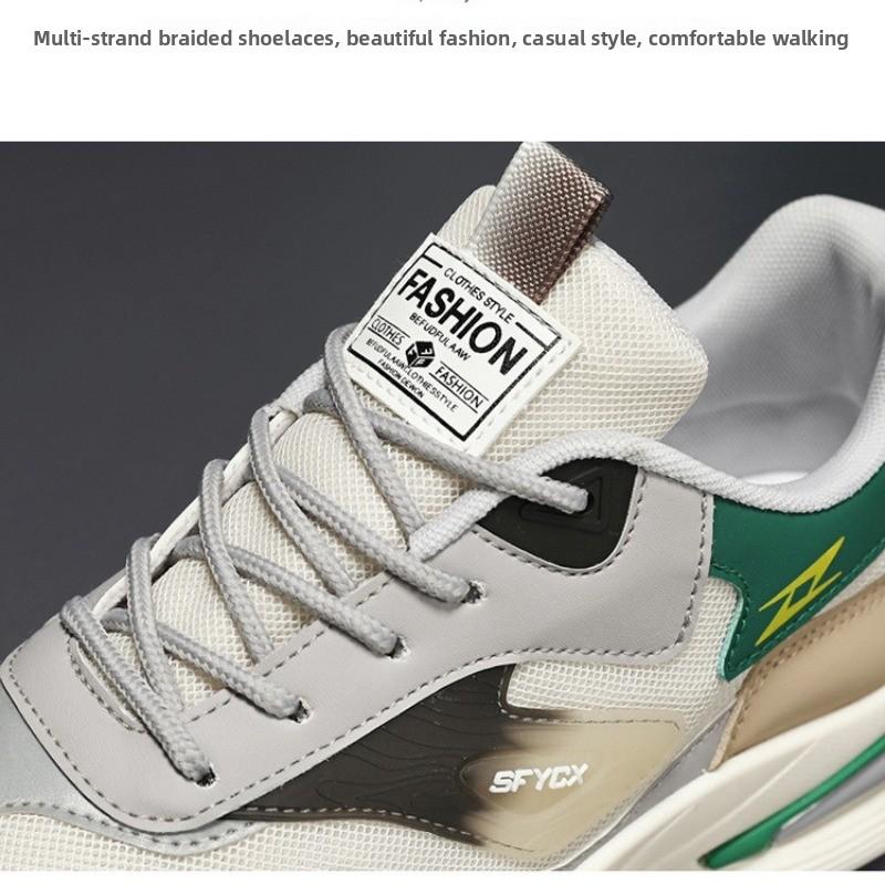 Fashion Men's Sneakers New Breathable Mesh Shoes Fashion Casual Shoes Comfort Sports Running Shoe Platform Vulcanized Shoe for Men Tenis