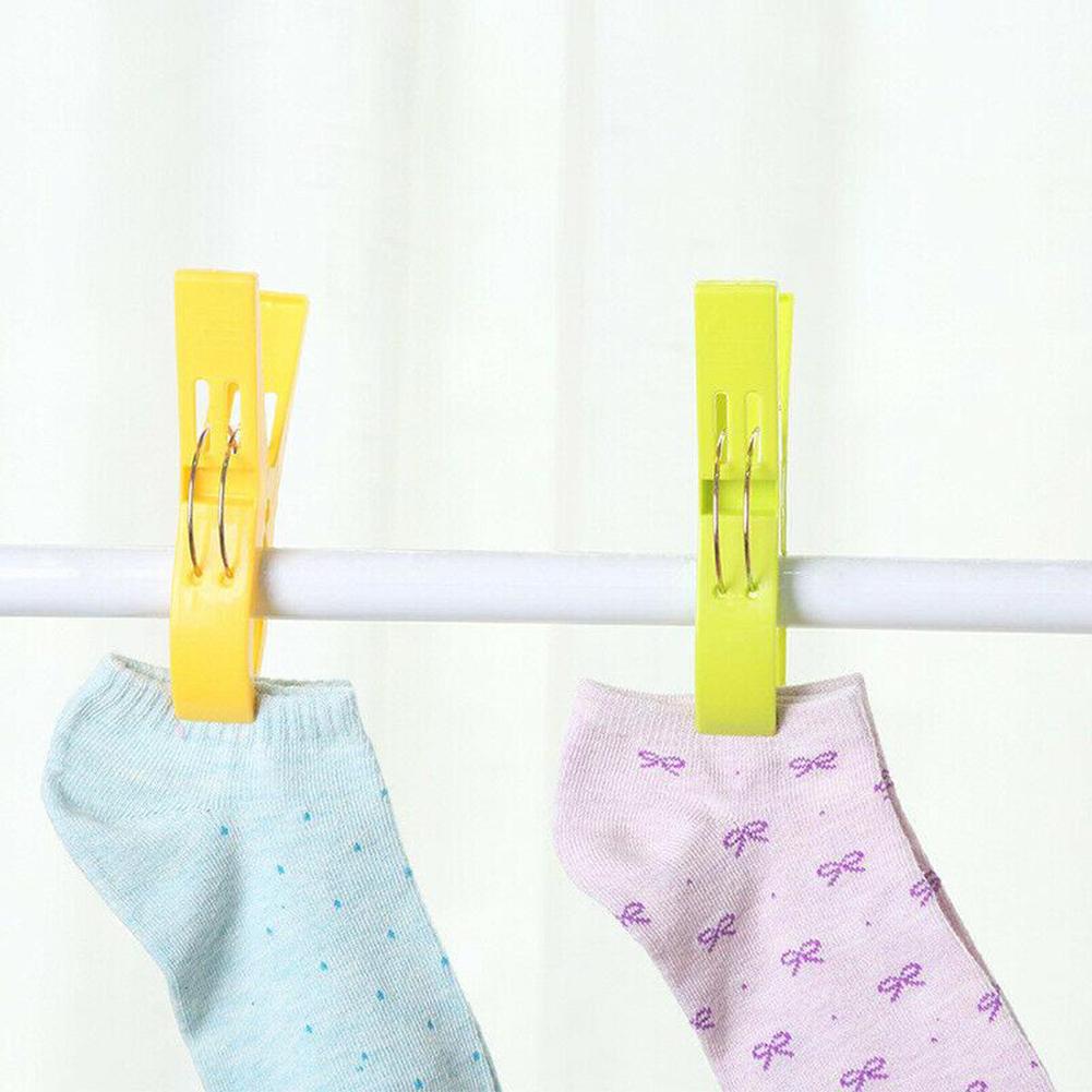 4/8/12Pcs Clothespins 12*9.5*2cm For Hanging Clothes Clips Towel Clip Quilt For Laundry Sunbed Lounger Clothes Pegs Home Storage