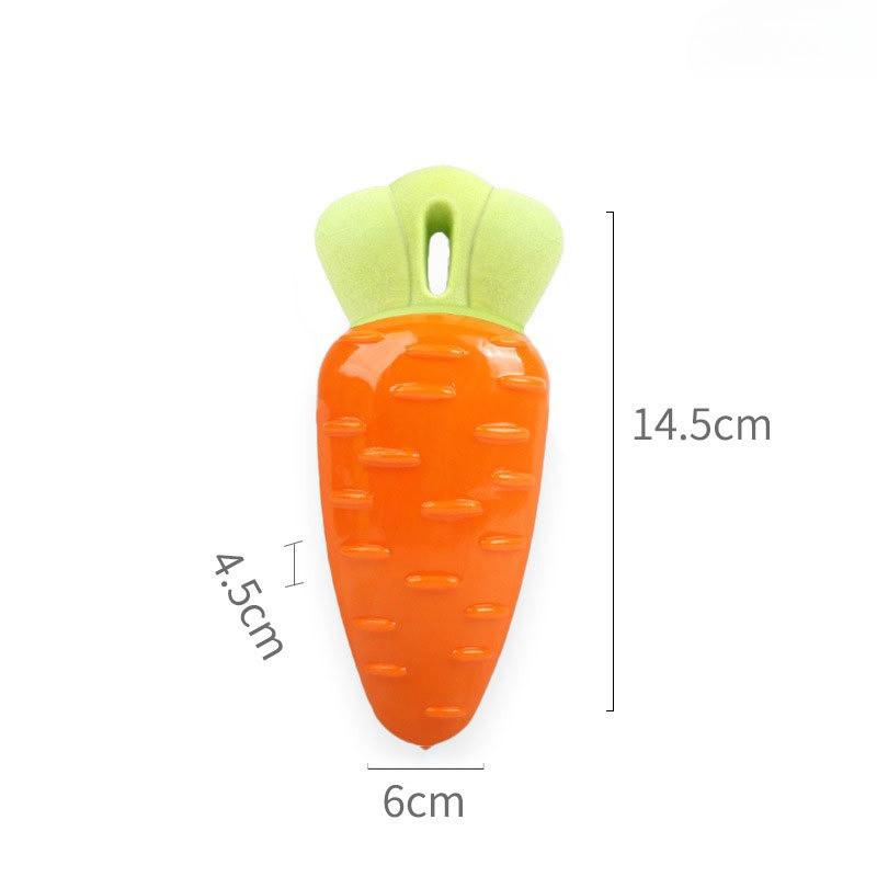 

New cartoon vegetable grinding toy with various squeaking styles wear-resistant, bite proof, easy to cleanoutdoor trainingcan enhancepet relationships