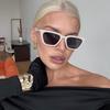 3pcs Fashion Cat Eye Sunglasses Women Simple Design Sun Glasses Ladies Classics Plastic Frame Black Lens Eyeglasses UV400