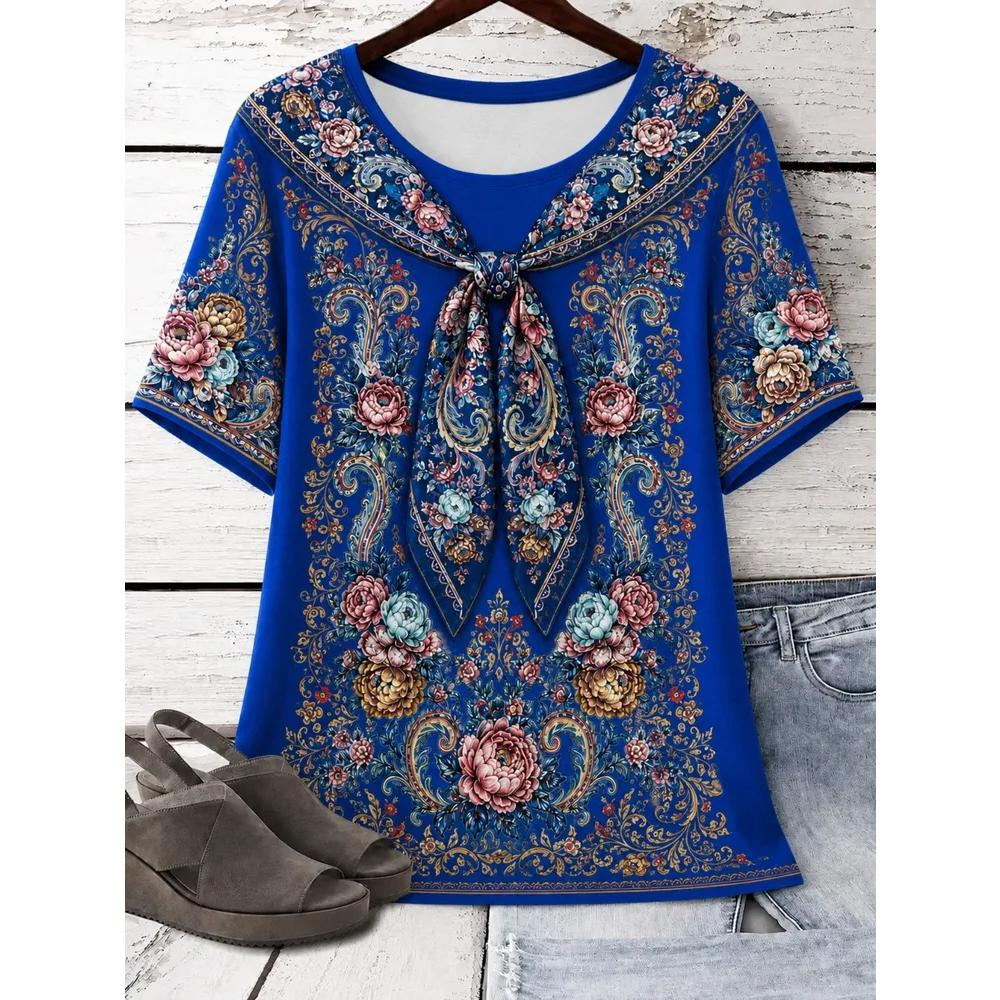 Casual Women's Breathable Top Fashion Short Sleeve Daily Comfort T-Shirts Women’s
