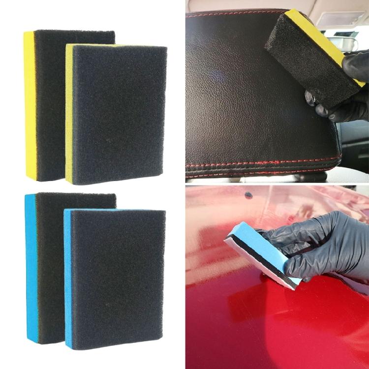 2pcs Vehicle Waxing Pad Sponges Car Ceramic Coating Applicator Sponge Auto Detailing Accessories Crystal Plating Sponge