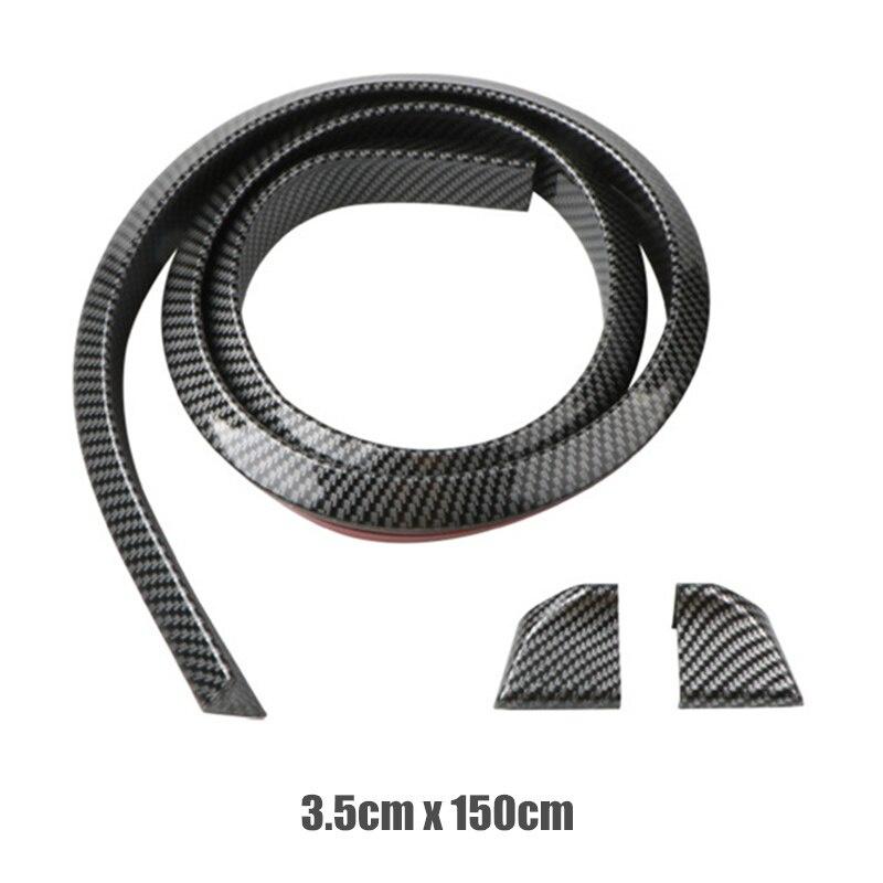 1.5M Racing Style Carbon Fiber Car Spoilers Wing Fashion DIY Refit Tail Spoiler Universal Fitting
