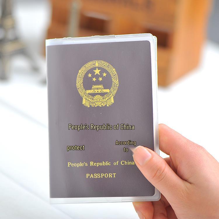 Waterproof Transparent Passport Holder & Protector Travel Wallet Sleeve