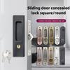 Invisible Door Lock Balcony Wooden Sliding Door Lock With Key Kitchen Bedroom Sliding Door Sliding Door Built-in Hook Lock