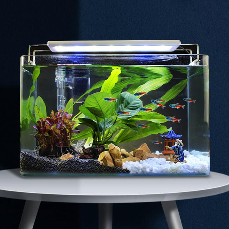 Super Slim Led Aquarium Light Lighting Plants Grow Light 28/38/48Cm Aquatic Plant Lighting Waterproof Clip-On Lamp For Fish Tank