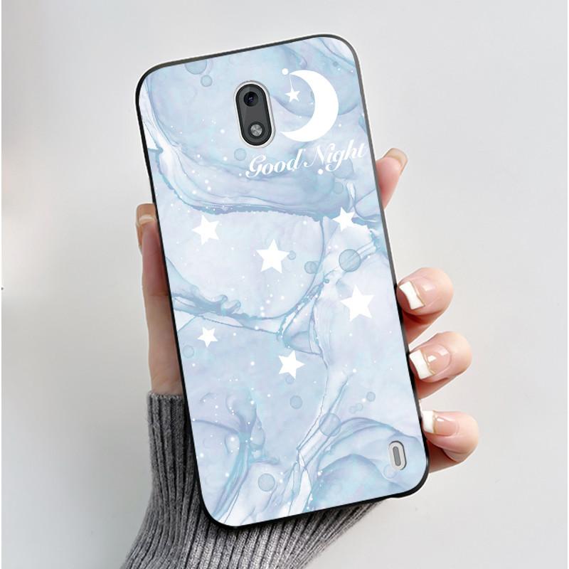 Casing For Nokia 2 2.1 2.2 3 3.1 Case Aesthetic Fashion Cute Cat Shockproof Back Cover Black Slim Soft TPU Silicone Phone Case