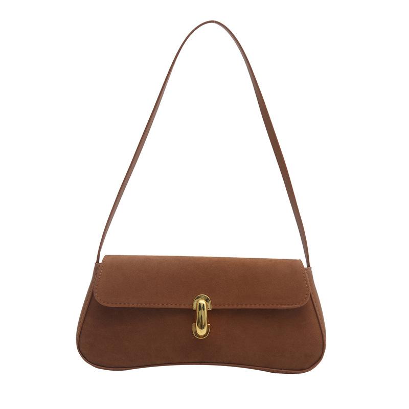 Niche Underarm Bag Women's 2025 New Summer Korean Version Women's Bag Trendy and Beautiful Fashion Shoulder Bag Lock Small Square Bag