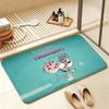 Cute Cartoon D-Diddl Mouse Short Plush Rug Carpet mat Machine Washable Soft Comfortable Anti‑Slip Floor Mat Home Decor