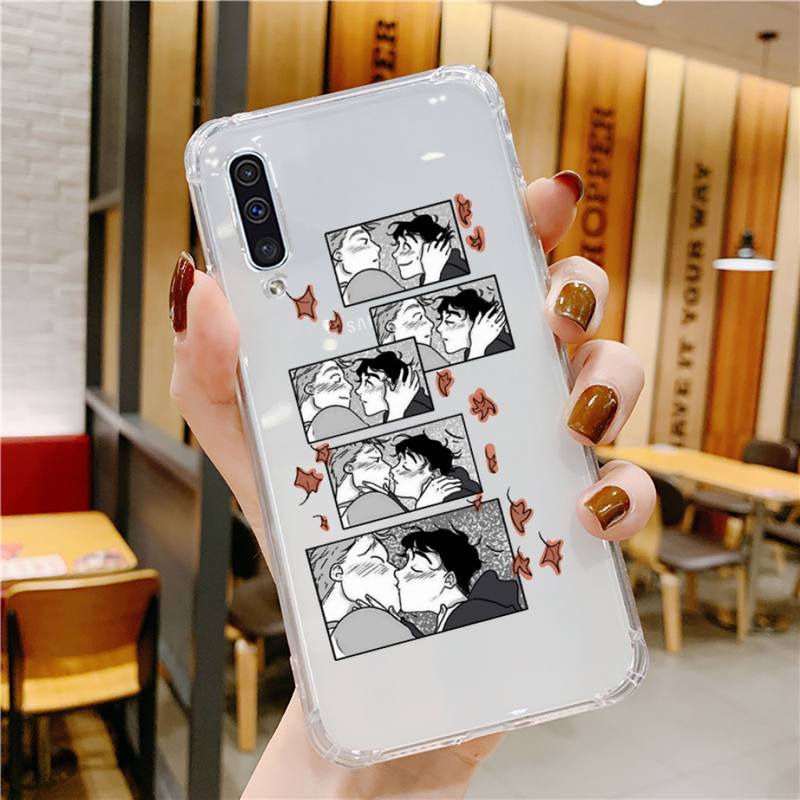 Heartstopper Nick and-Charlie Phone Case Transparent For Samsung Galaxy A S 8 9 10 12 20 21 40 50 52 51 70 71 Fe Ultra Plus