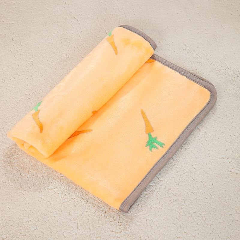 All-Season Double-Sided Flannel Pet Bed Pad and Cat Sleeping Blanket