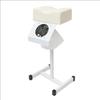 Sgabello Regolabile per Pedicure con Aspiratore, Vassoio per Manicure e Sedia Portatile per Nail Art