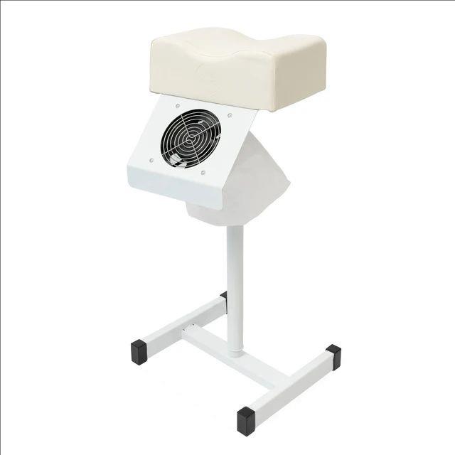 Sgabello Regolabile per Pedicure con Aspiratore, Vassoio per Manicure e Sedia Portatile per Nail Art