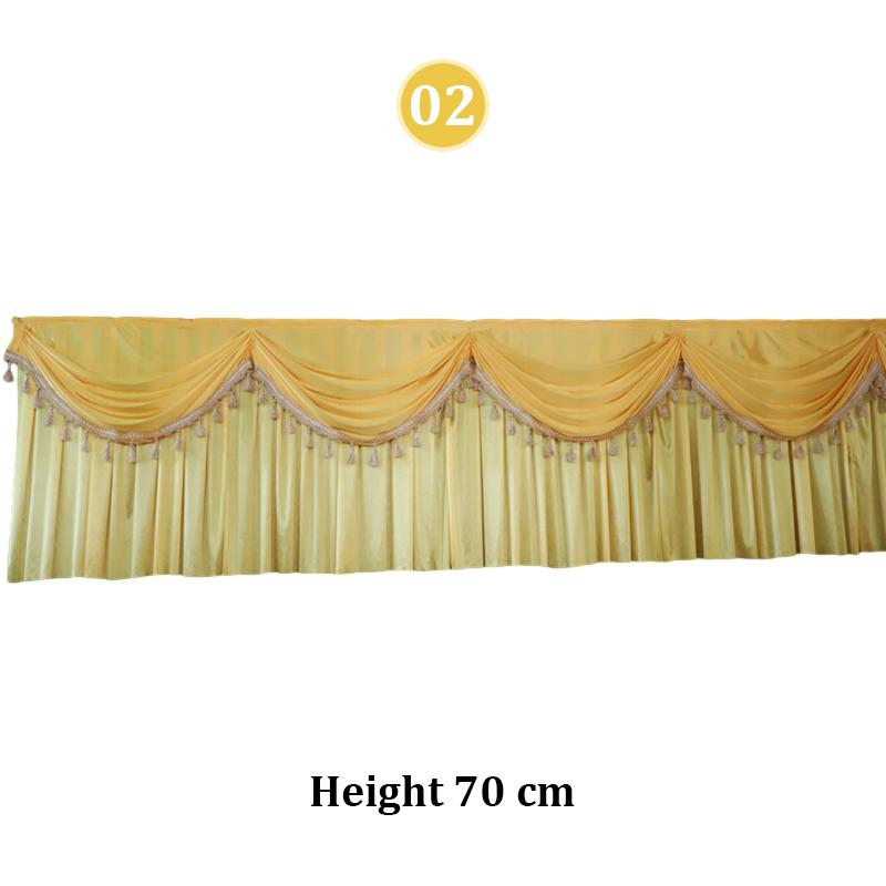 3 Meter Wedding Party Backdrop Decoration Curtain Swag Backdrop Drapes Stage Event Party Background Decor Swag Drape Valance