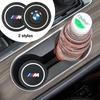 2Pcs Car Cup Coaster Waterproof Non-Slip Water Cup Pad Holders Car Interior Accessories For BMW E46 E90 E60 F10 F30 G30 E92 X5