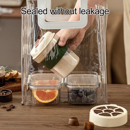 Cold Brew Cup with Ice Cube Mold 500ml Portable Coffee Cup Simple Dual-Use Ice Cube Maker Cup for Summer