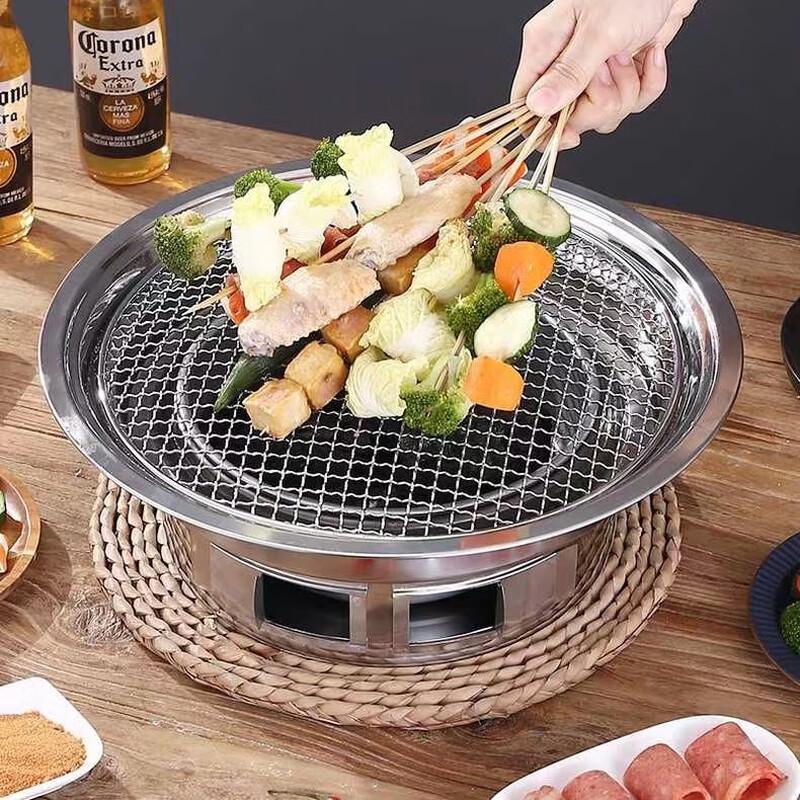 Yunka Portable Stainless Steel Charcoal BBQ Grill