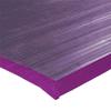 Wide Slat Bamboo Mat with Purple Edging 70x120