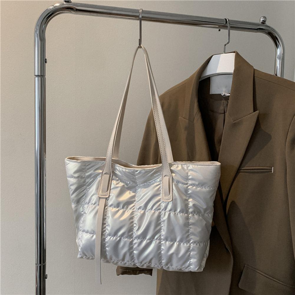 Satın alın Cotton Padded Ladies Handbags Rhombus Pattern Purses