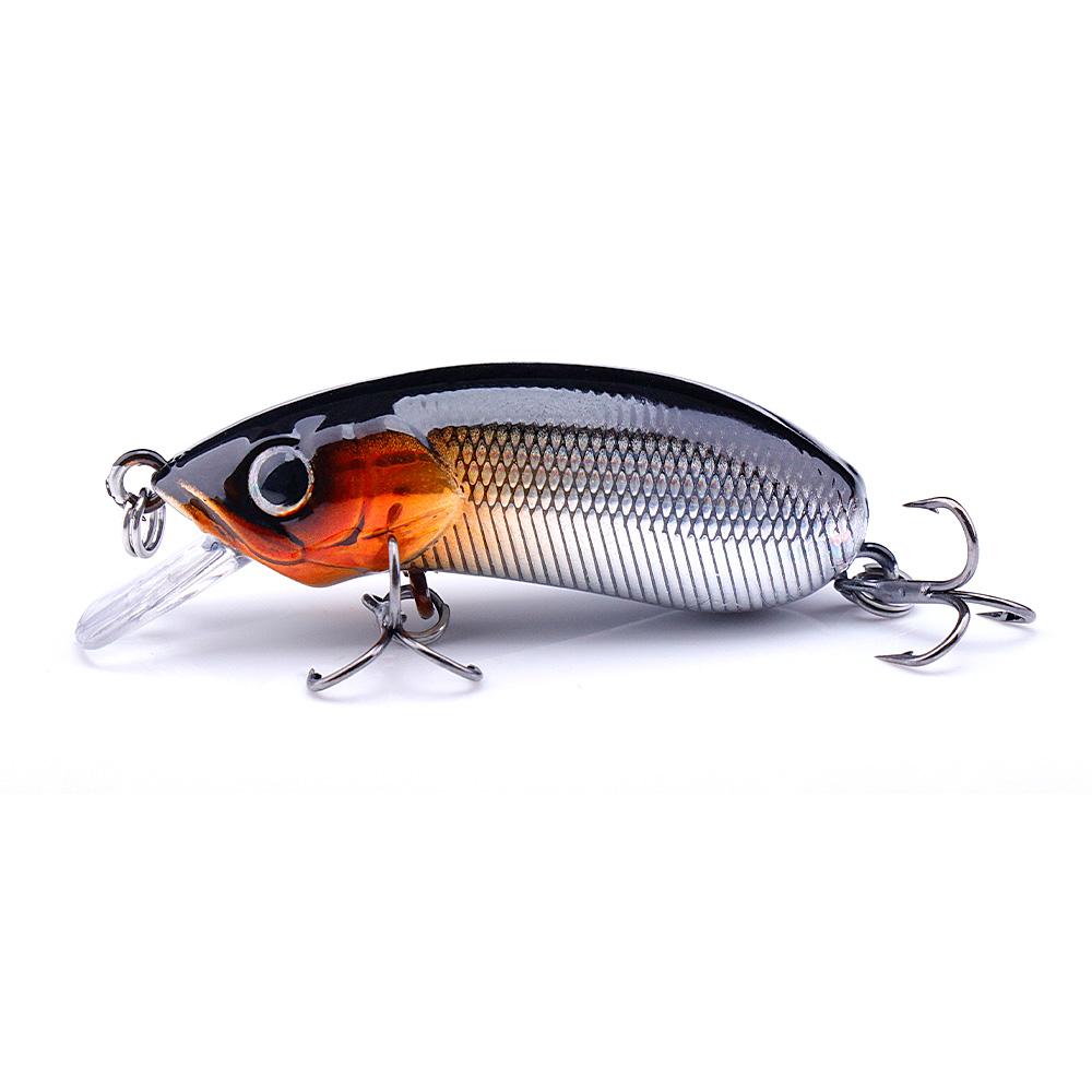 Mini Wobblers Crankbait Swim Fishing Lure 50mm 7.5g Laser Minnow Artificial Hard Bait Fake Carp Fishing Pesca Tackle
