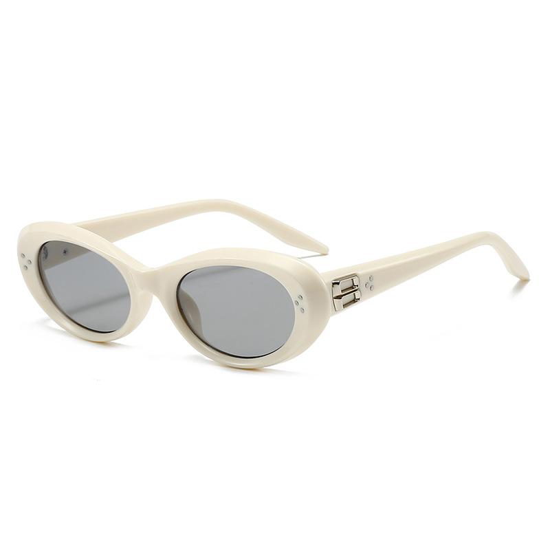 Stylish Cat-eye Retro Oval Sunglasses for Women and Men, High-end Eyewear