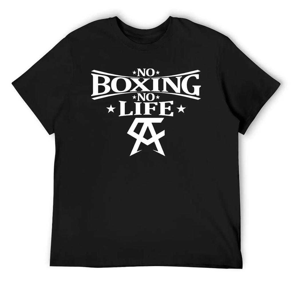 Canelos Alvarez No Boxing No Life Essential 4 Top Tee Graphic Vintage T-shirt Round Neck  Sports  Geek Fitness USA Size