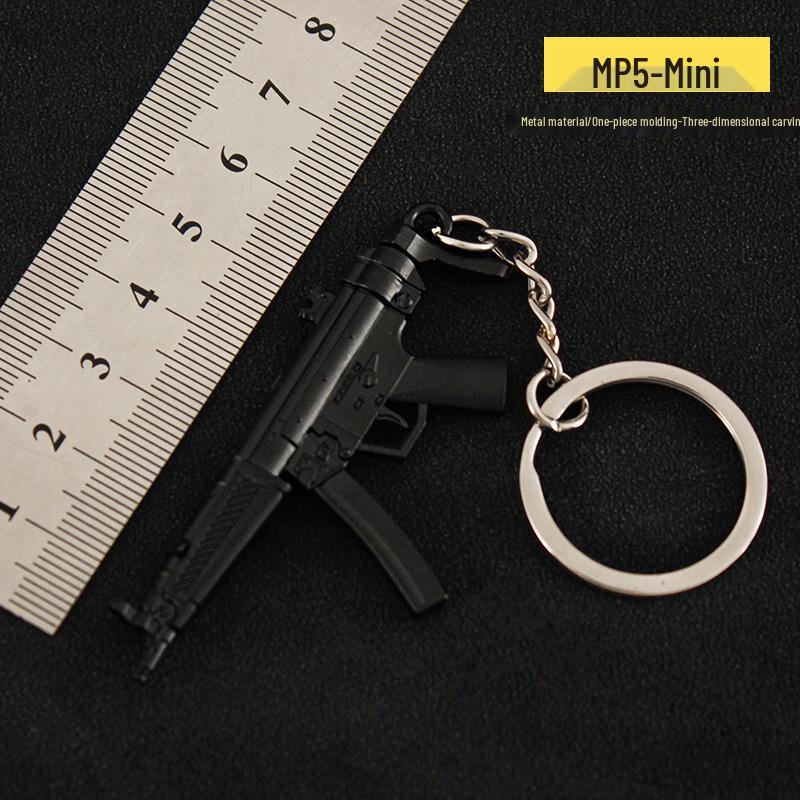 

Міні-брелок з алюмінієвого сплаву Перемога в PUBG : РПГ, Ракетна установка, Desert Eagle, Револьвер, СВД, Підвіска у вигляді пістолета Беретта. Mini