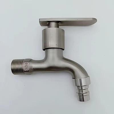 Grifo para Lavadora G1/2'' Grifo para Tina Acero Inoxidable 304 Grifo de Cocina Cepillado Grifo de Agua para Baño Montaje en Pared Grifo para Jardín Exterior
