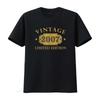 Vintage 2007 17 Year Old 17th Birthday for Girls Boys T Shirt Vintage Washed Versatile Designer Clothes Stylish