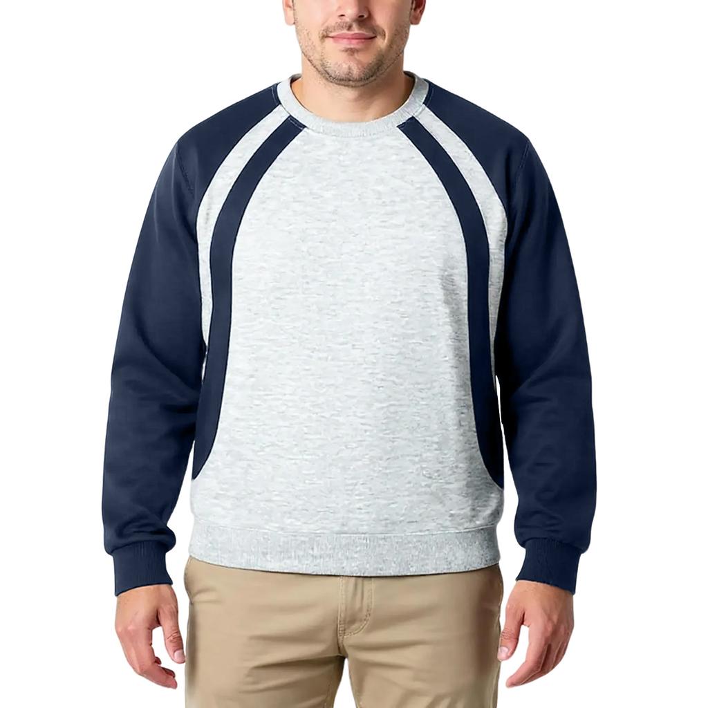 Men's Hoodie Loose Casual Long Sleeved Round Neck